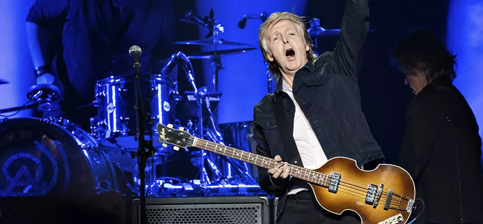 Paul McCartney bei einem Konzert 2018