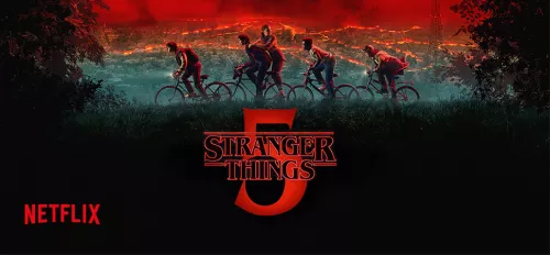 Plakat der fünften Staffel von Stranger Things