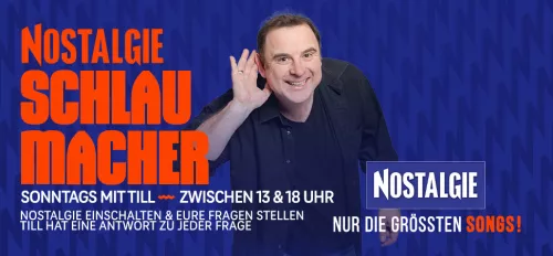 Moderator Till ist der NOSTALGIE Schlaumacher
