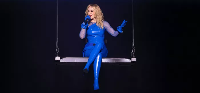 Kylie Minogue Kylie Minogue bei einem Live-Auftritt.
