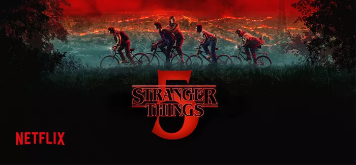 Plakat der fünften Staffel von Stranger Things