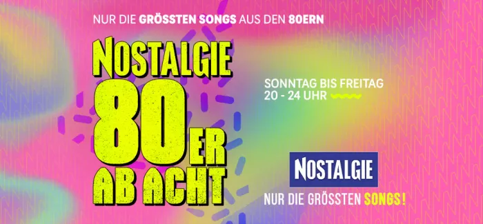 NOSTALGIE 80er ab Acht